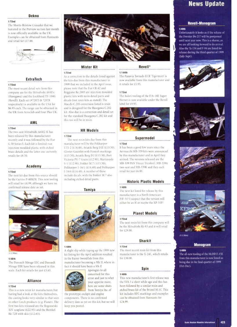 Scale Aviation Modeller International 1999-06